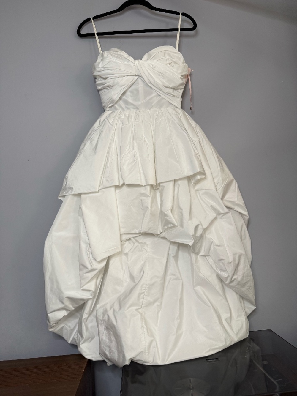 Maria Lucia Hohan Joyce Mini Dress in Ivory – Corset Bubble Dress – FR 38 / US 6